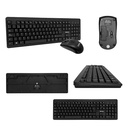 KIT TECLADO+MOUSE TE4061N 2.4GHZ INALÁMBRICO RECEPTOR NANO USB NEGRO