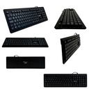 TECLADO USB TEROS TE-4065N A PRUEBA DE AGUA IPX7 USB NEGRO