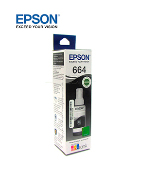 [T664120-AL] TINTA EPSON 664 NEGRO - ORIGINAL