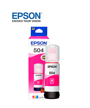 BOTELLA DE TINTA EPSON T504320-AL MAGENTA CONTENIDO 70ML