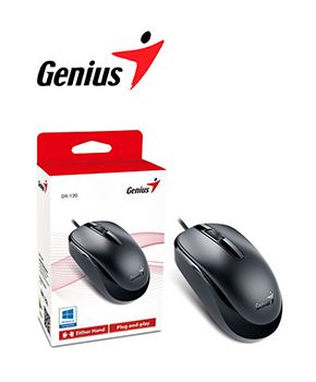 MOUSE ÓPTICO GENIUS DX-110 NEGRO USB