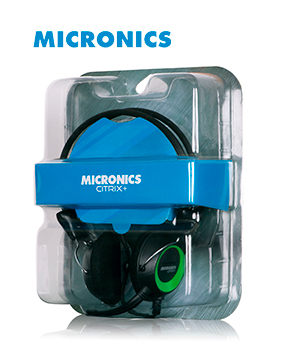 AURICULAR CON MICRÓFONO MICRONICS CITRIX MIC H715