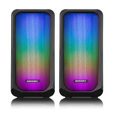 PARLANTE GAMER LUXOR MIC S305 FLAMING RGB