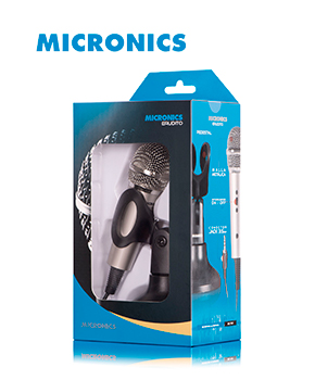 MICROFONO MICRONICS CON CABLE 1.8M PEDESTAL ERUDITO MIC P801