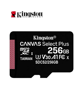 MEMORIA MICRO-SD KINGSTON CANVAS SELECT PLUS 256GB