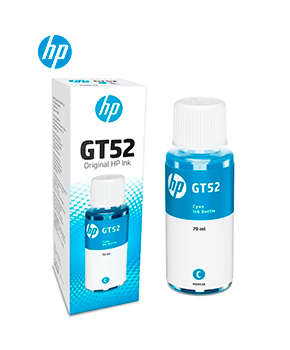 BOTELLA DE TINTA HP GT52 CIAN ORIGINAL