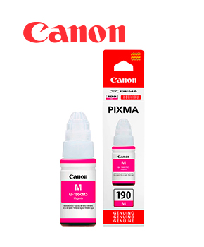 BOTELLA DE TINTA CANON GI-190 M MAGENTA