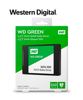 [WDS240G3G0A-00BJG0] Unidad De Estado Solido Western Digital WD GREEN  240GB SATA 2.5" (R:545 MB/s, W:430 MB/s)