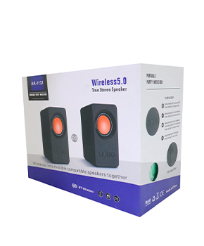 [AK-1131] MINI ALTAVOZ WOOFER PORTÁTIL INALÁMBRICO AK-1131
