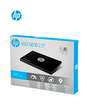 Unidad De Estado Solido HP SSD S650 2.5" 960GB SATA III 6GB/S