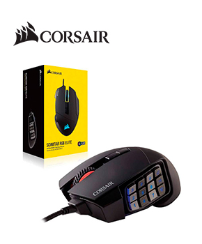MOUSE GAMER CORSAIR SCIMITAR RGB ELITE