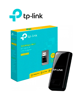 MINI ADAPTADOR WIFI USB TP-LINK INALÁMBRICO N 300MBPS TL-WN823N