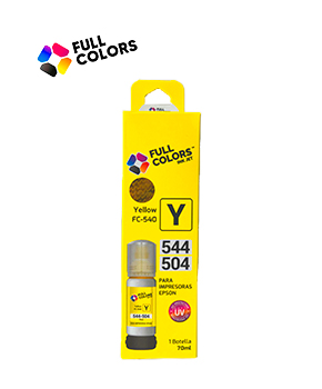 TINTA FULLCOLOR FC-540 EPSON 504/544 70 ML YELLOW CAJA