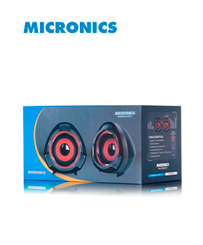 [MICS315R] PARLANTE 2.0 USB 2.5" RHAPSODY RED MIC S315r  RMS:12W MICRONICS