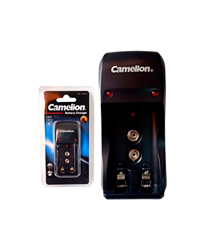 [BC1001B] CARGADOR DE BATERÍAS X2 PILAS AAA, AA Y 9V CAMELION BC-1001A