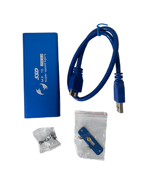 [CASGEN00475] CASE ENCLOSURE USB 3.2 A M.2 SATA SSD ALUMINIO - NO NVME