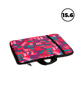 FUNDA CON ASA PARA LAPTOP 15,6" VARIOS COLORES