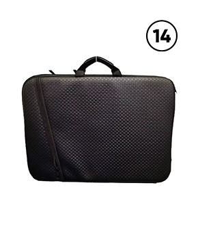 FUNDA CON ASA PARA LAPTOP 14" -NEGRO-