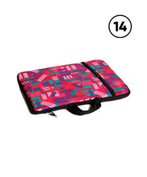[NOTGEN00512] FUNDA CON ASA PARA LAPTOP 14" -VARIOS COLORES