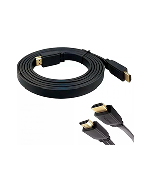 [CABGEN00524] CABLE HDMI A HDMI 5 M PLANO NEGRO