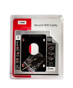 ADAPTADOR CADDY SLIM 9.5MM PARA SATA2.5″