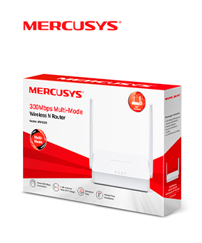 ROUTER MERCUSYS MW302R 300MBPS 2 ANTENAS MULTIMODO