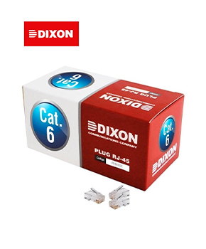 [PB88502X] CONECTORES RJ45 DIXON CAT 6 CAJAX100