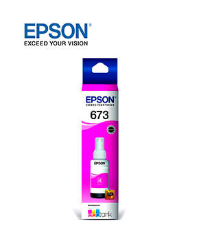 TINTA EPSON 673 (T673320) COLOR MAGENTA CONTENIDO 70 ML