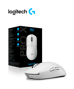MOUSE LOGITECH G PRO X SUPERLIGHT HERO WHITE WIRELESS