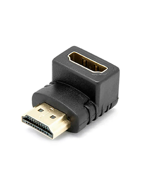 [ACCGEN00924] ADAPTADOR HDMI MACHO A HDMI HEMBRA TIPO L GENERICO