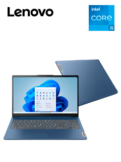 Notebook Lenovo IdeaPad Slim 3 15.6" FHD TN Core i5-12450H 2.0/4.4GHz 16GB LPDDR5-4800 512GB SSD M.2 2242 PCIe 4.0x4