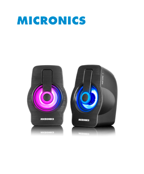 [MIC S327+] PARLANTE 2.0 RGB 2.5" NEON PLUS MIC S327+ MICRONICS