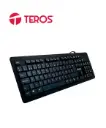 TECLADO USB TEROS TE-4065N A PRUEBA DE AGUA IPX7 USB NEGRO