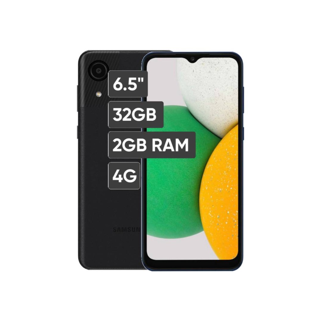 Celular Samsung Galaxy A03 CORE (SM-A032M) 32GB 2GB negro -