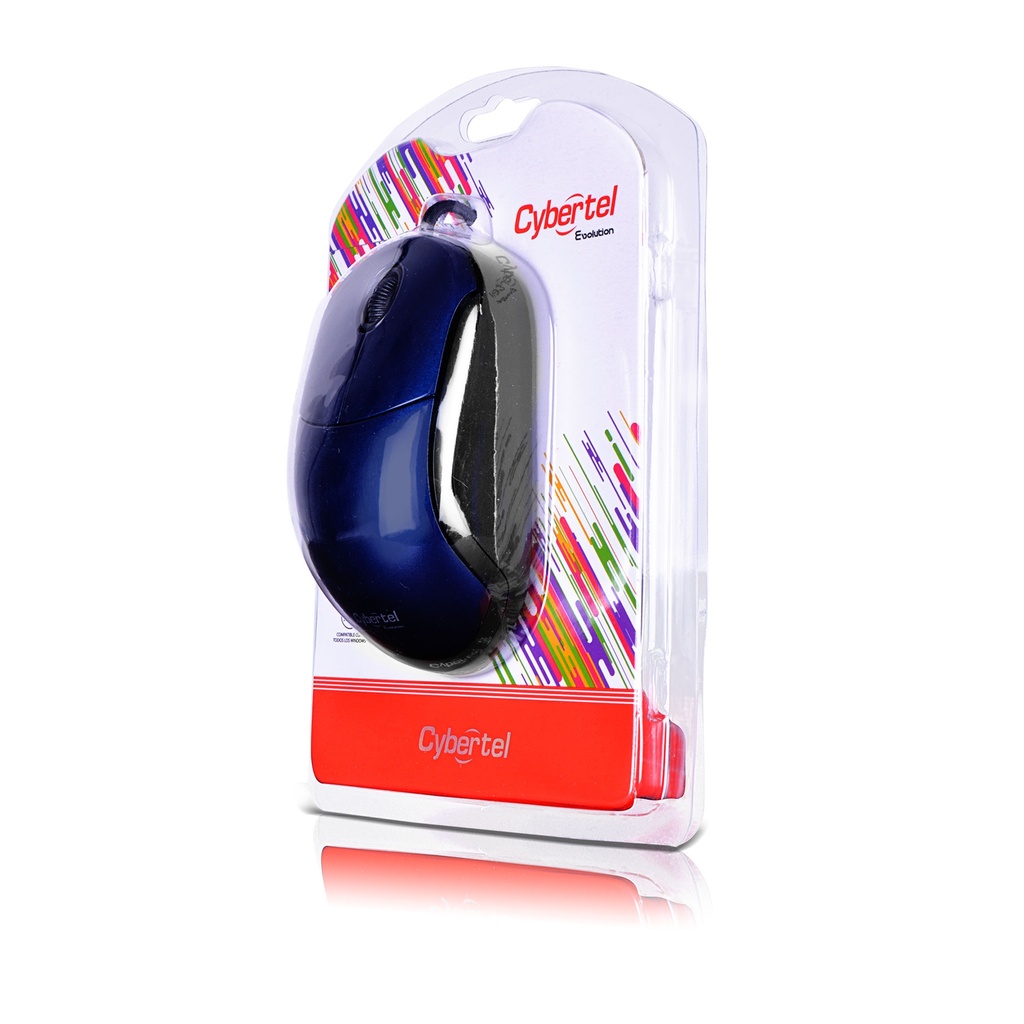 [CYB M234] MOUSE USB CYBERTEL EVOLUTION BLU/BLACK CYB M234 