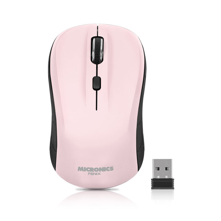MOUSE WIFI RECARGABLE TRAZZO WHITE MIC MR700r MICRONICS
