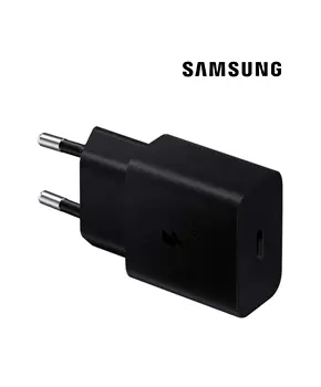 Adaptador/cargador de carga rápida Samsung 15W para dispositivos type-C- NO incluye cable