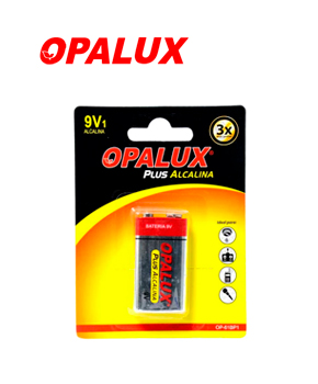 [OP-61BP1] Pila Bateria Alcalina 9V Plus Blister x 1 unidad