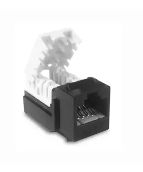 [REDSAT01152] Jacks Modular Categoría 6 Negro SATRA