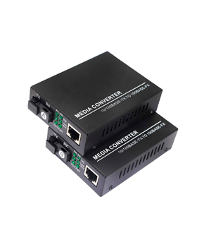 [BKTSG-25A] MEDIA CONVERTER 10/100 SINGLE FIBER WDM S.M TX1310/RX1550NM-TX1550/RX1310NM 25KM BKTELL