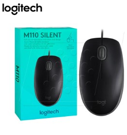 [910-006756] MOUSE LOGITECH M110 SILENT OPTICO USB BLACK-NEGRO