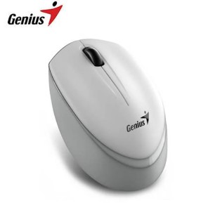 [31030030402] MOUSE GENIUS NX-7009 WIRELESS ERGONOMICO WHITE GREY 