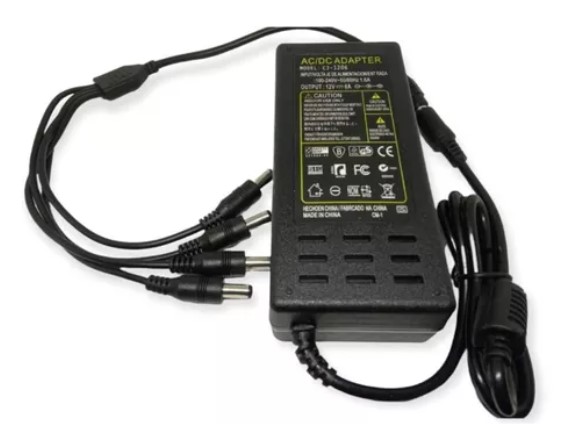 [PSU1250-DMS] FUENTE DE ALIMENTACION PULPO ZKTECO 12VDC /5AMP