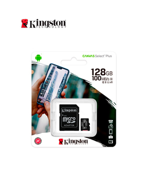 [SDCS2/128GB] Memoria micro-SD Kingston Canvas Select Plus 128GB Adap. SD