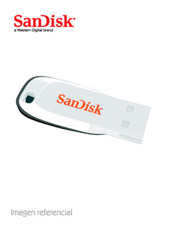 [SDCZ50C-016G-B35W] Memoria Flash USB SanDisk Cruzer Blade, 16GB, USB 2.0.