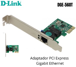 [DGE-560T] TARJETA GIGABIT PCI EXPRESS D-LINK DGE-560T  DE COBRE 10/100/1000