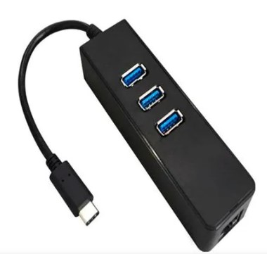 [ACCZZO01394] HUB TIPO C A 3 USB + LAN