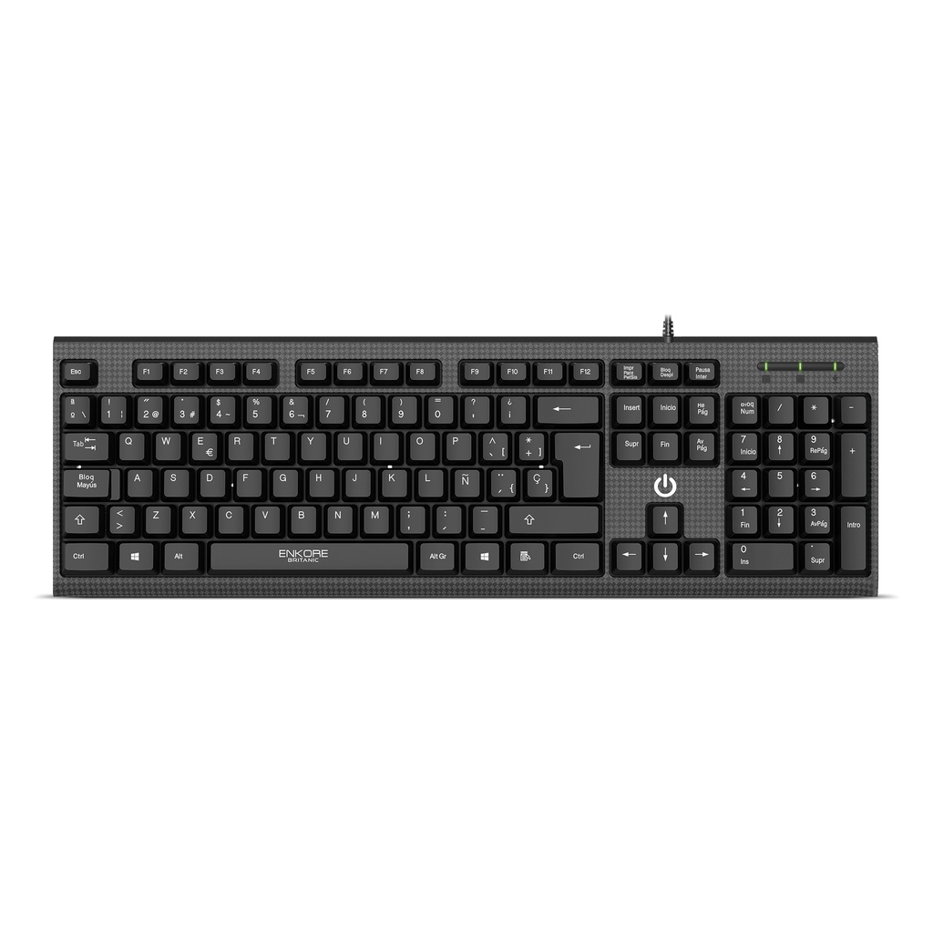 [ENK321] TECLADO USB BRITANIC ENK321  ENKORE