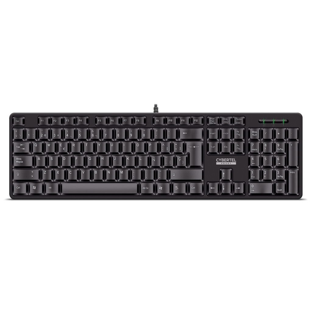 [CYB K105+] TECLADO USB EBONY+ CYB K105+ CYBERTEL