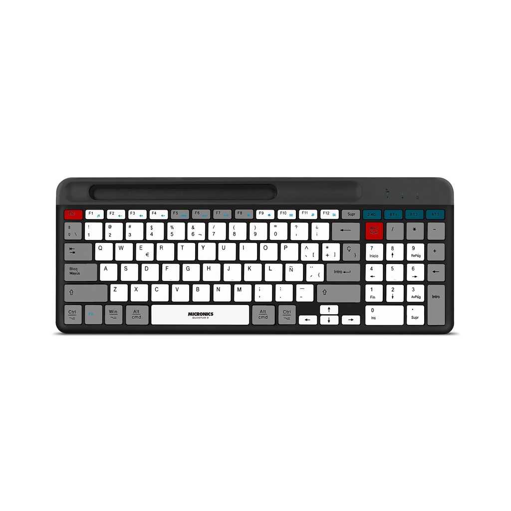 [MIC K600+] TECLADO MULTIMEDIA USB QUANTUM+ MIC K600+  MICRONICS